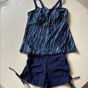 -*NWT - YONIQUE TANKINI SWIMSUIT (sz med)